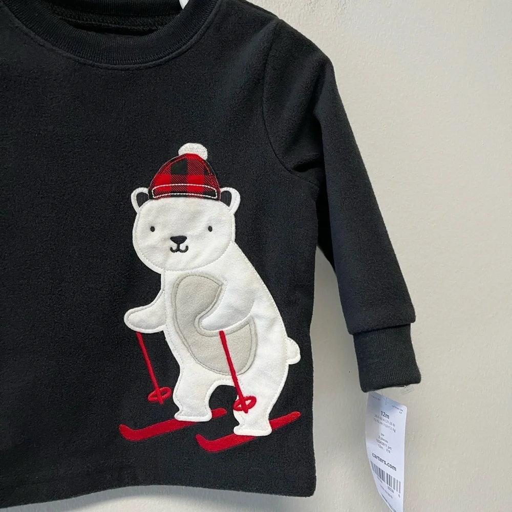 NWT Baby Carter’s Fleece Top 12 Months